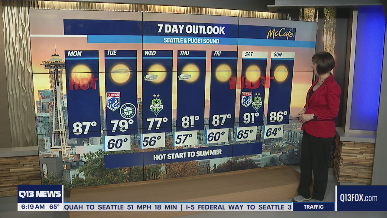 Hot start to summer in Western Washington