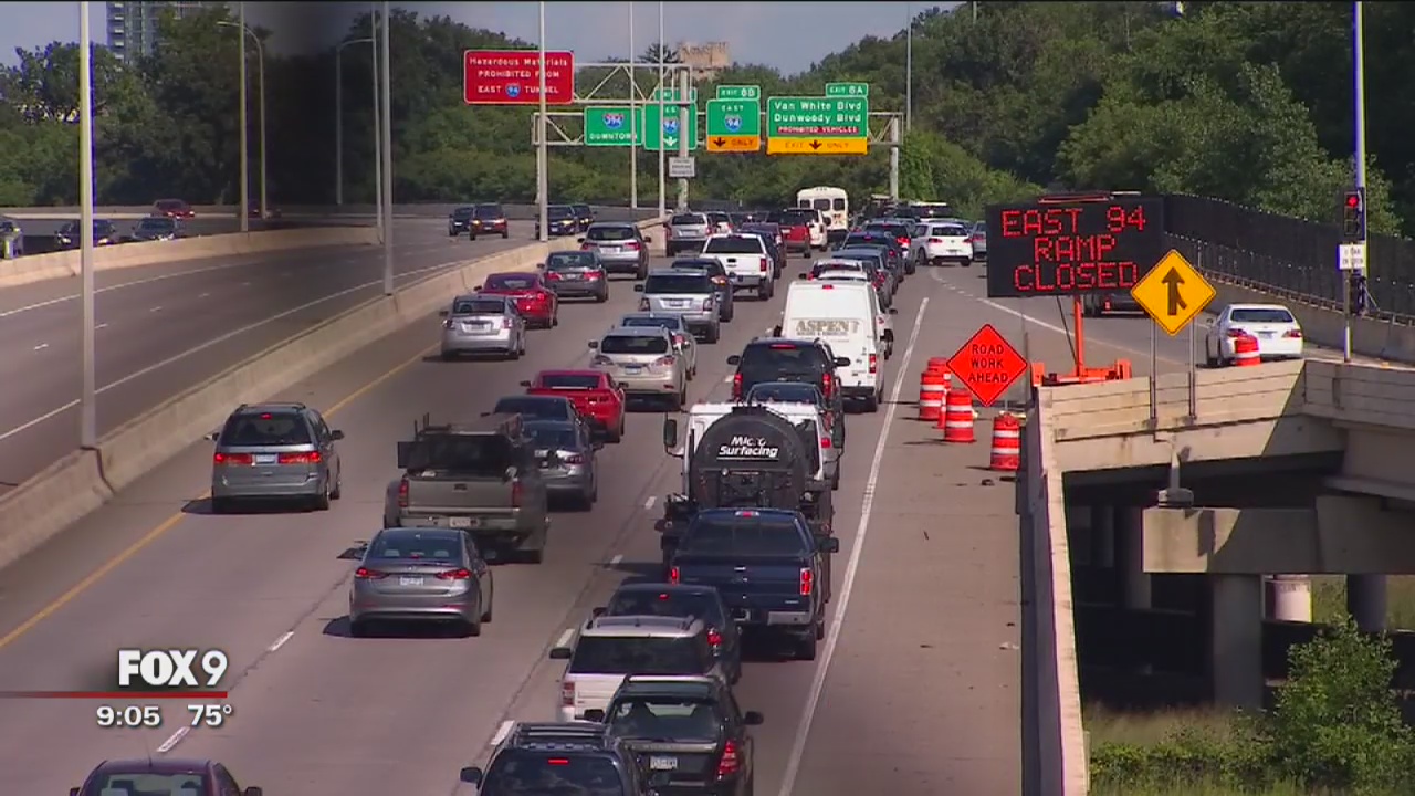 Ramp from I-394 to I-94 to close late Sunday