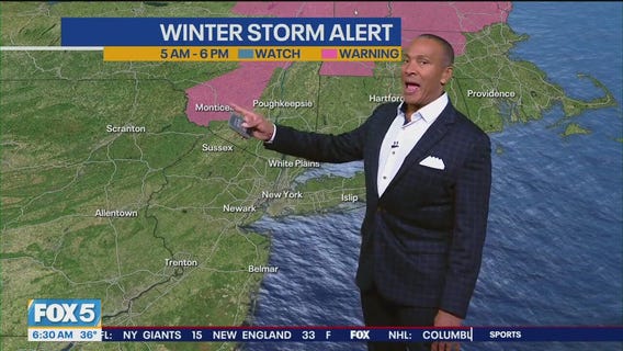 Winter weather for NYC, NJ area