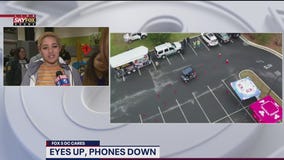 'Eyes Up, Phones Down' challenge raises road safety awareness