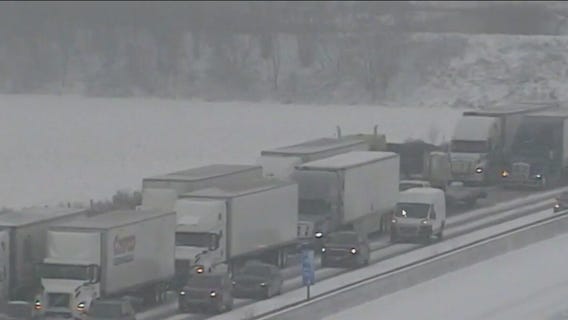 Wintry conditions cause major crashes in Wisconsin