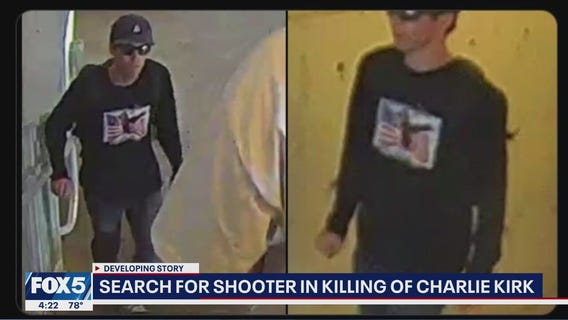 Authorities release photos of suspect in Charlie Kirk shooting at Utah college, search continues