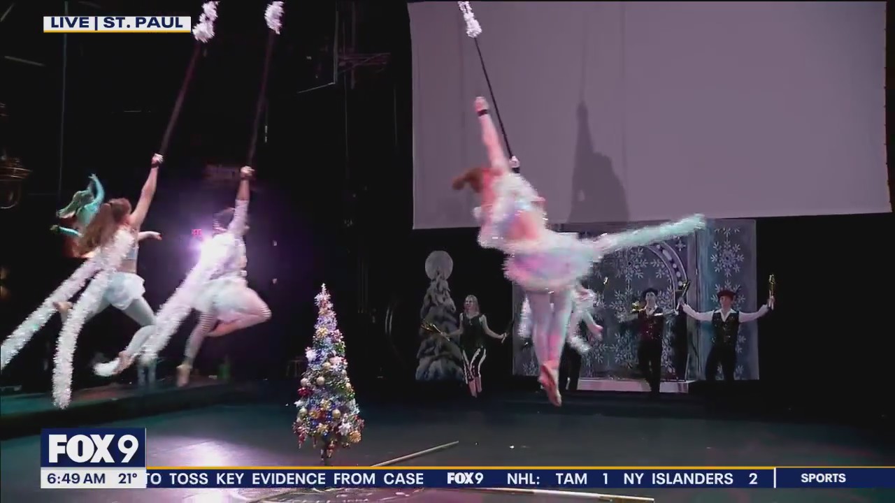 High-flying holiday show debuts under the big top