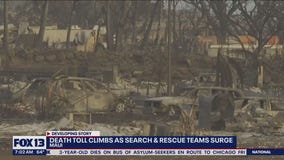 Death toll climbs in Maui as rescue teams surge