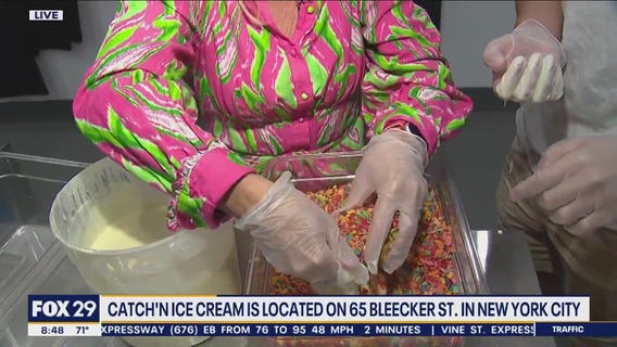 Catch'N Ice Cream is serving up dessert with a trick