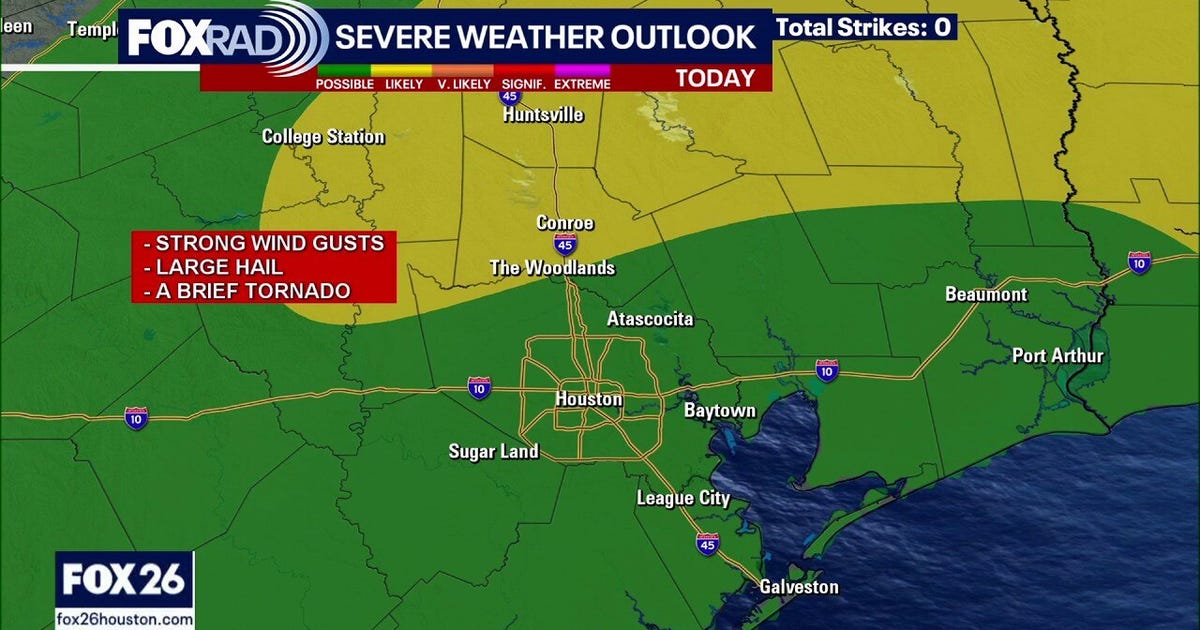 Houston weather Friday: Storms ahead of next cold front