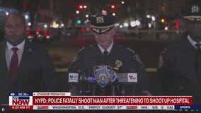 Police shoot man who threatened to 'shoot up' hospital