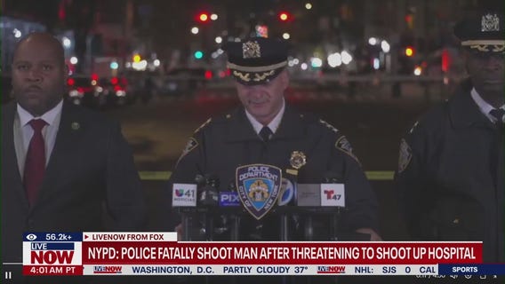 Police shoot man who threatened to 'shoot up' hospital