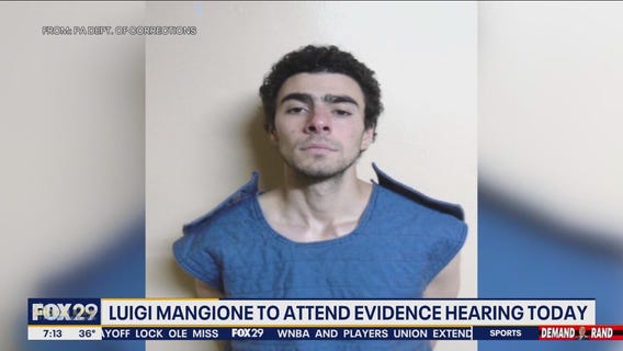 Luigi Mangione returns to court for evidence hearing