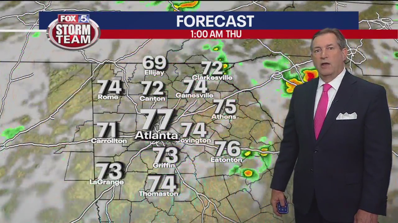 Tuesday evening forecast | FOX 5 Atlanta