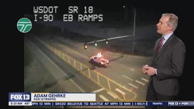 SR 18 closed over Tiger Mountain Summit after crash