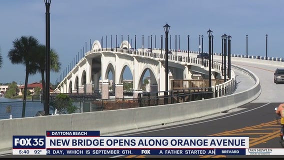 New bridge opens along Orange Avenue in Daytona Beach