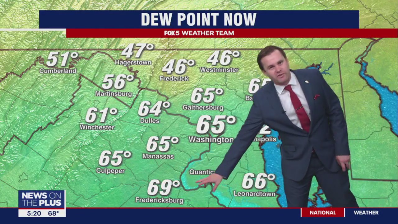Weather for DC, Maryland and Virginia on May 29