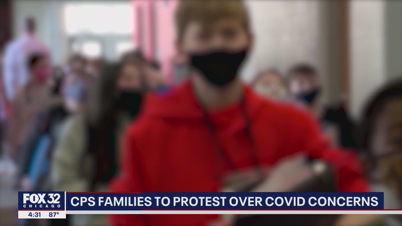 CPS families protest over COVID concerns