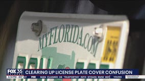 Florida police clarify new law on covered or altered license plates