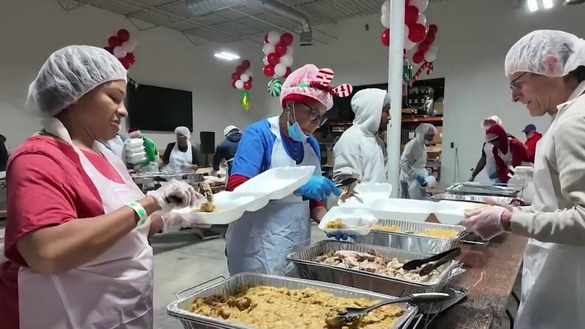 Hosea Helps delivering Christmas meals