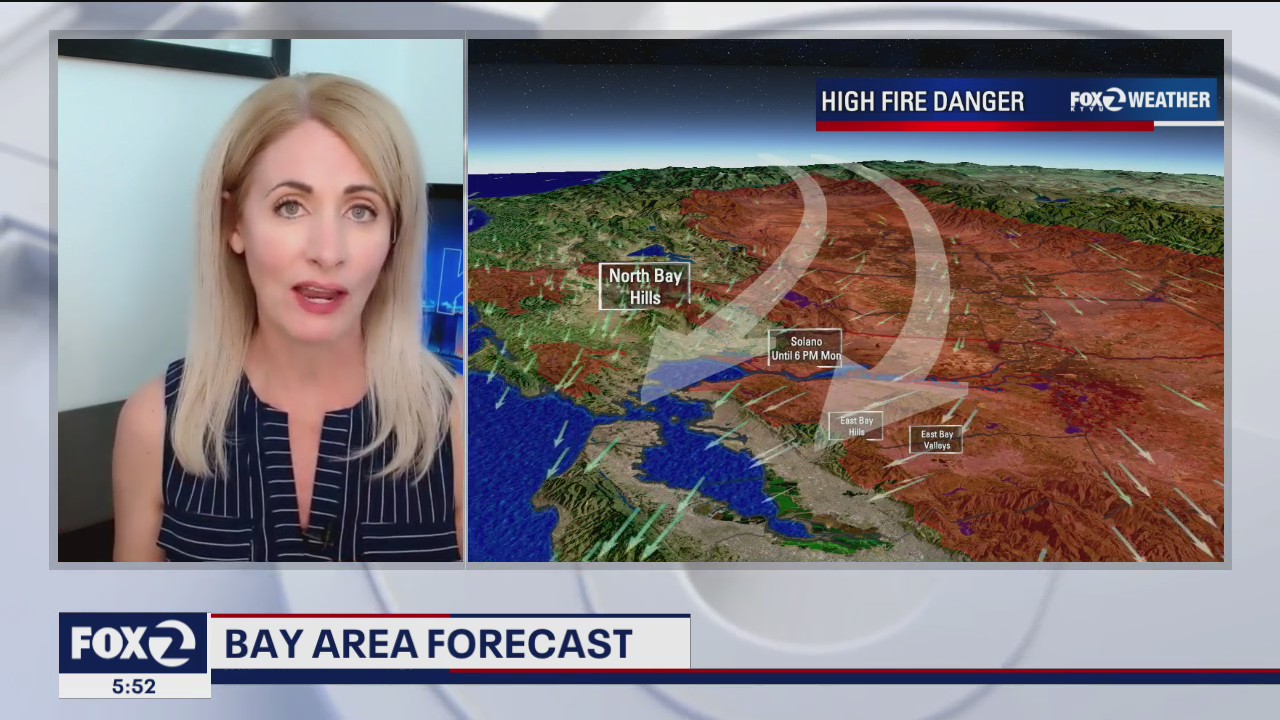 Warmer temps and offshore winds means fire danger