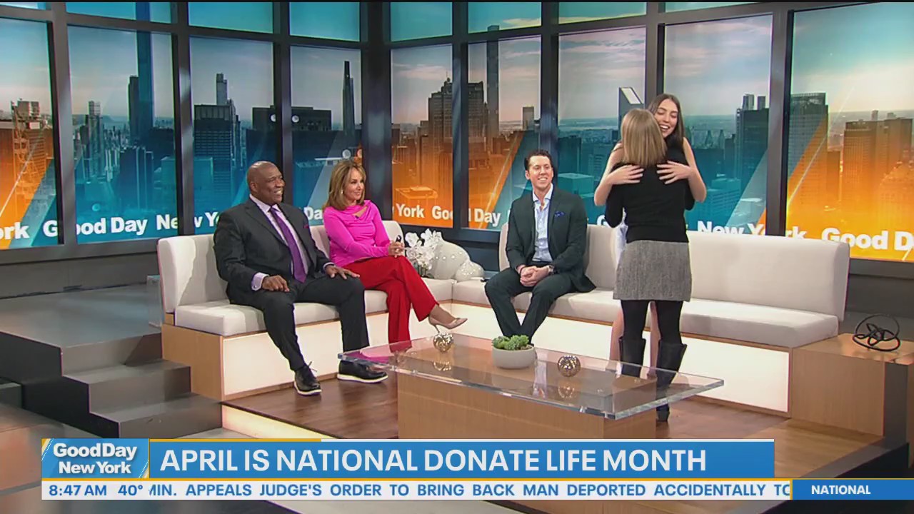 Nurse reunited with life-saving liver donor