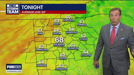 Monday evening forecast