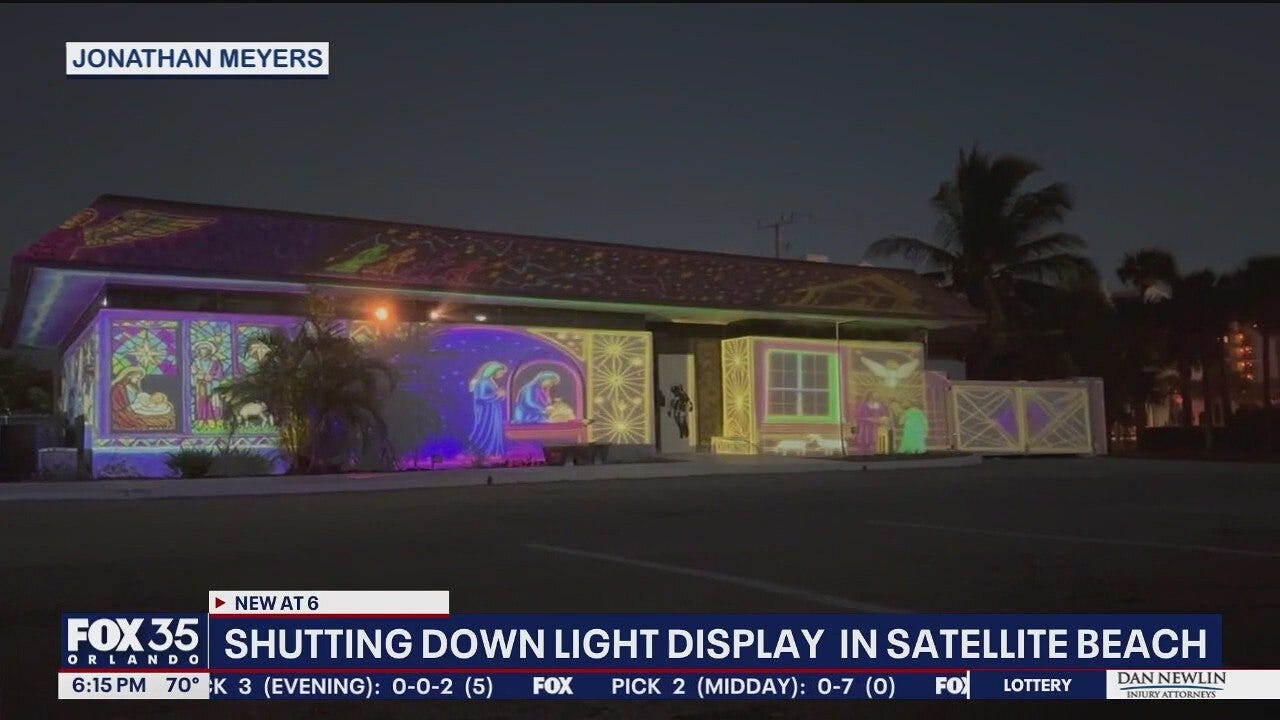Satellite Beach couple told to shut down nativity light display