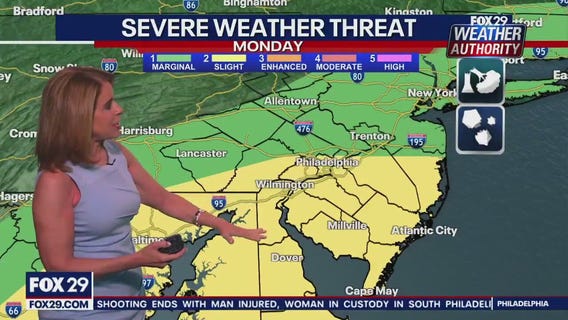 Weather Authority: 10 p.m. Sunday forecast