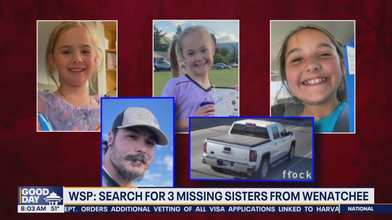 Troopers looking for 3 missing sisters from Wenatchee, WA