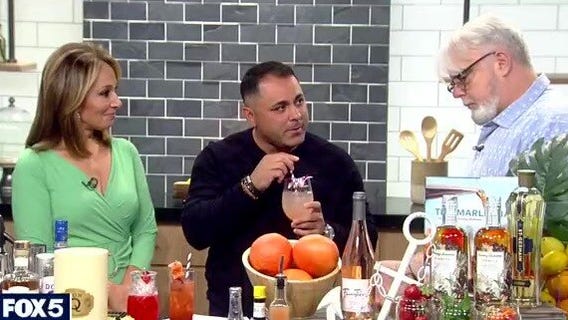 Mixing cocktails on National Rum Day