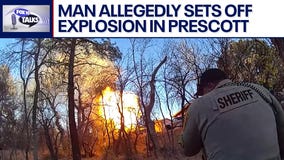 Chase ends with blowtorch, exploding car l FOX 10 Talks