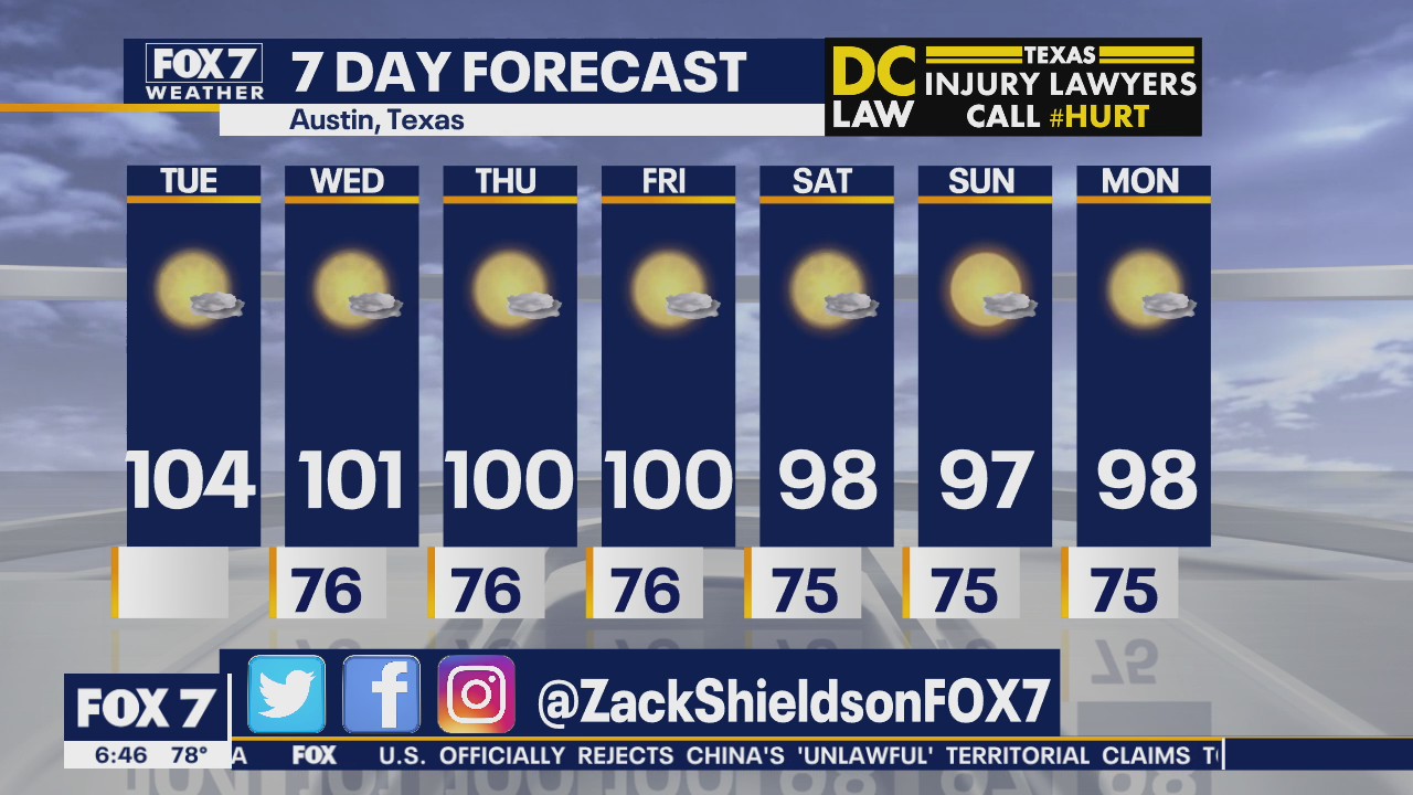 Morning weather forecast for July 14, 2020