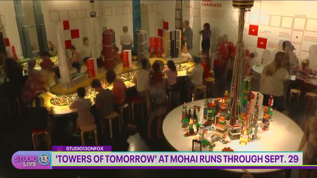 Towers of Tomorrow with LEGO Bricks exhibit at MOHAI runs through Sept. 29