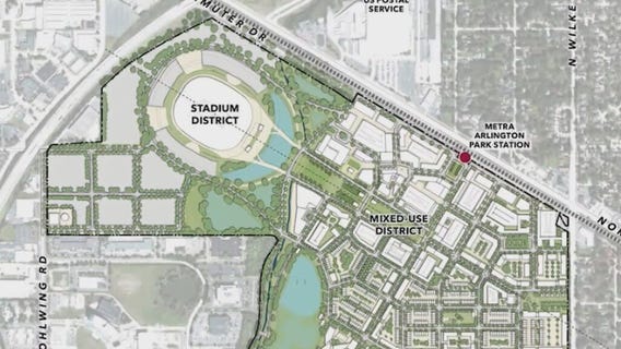 Village Board to discuss Chicago Bears' Arlington Heights plan