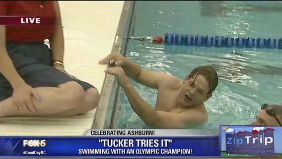 Tucker Tries It: Racing an Olympic swimmer