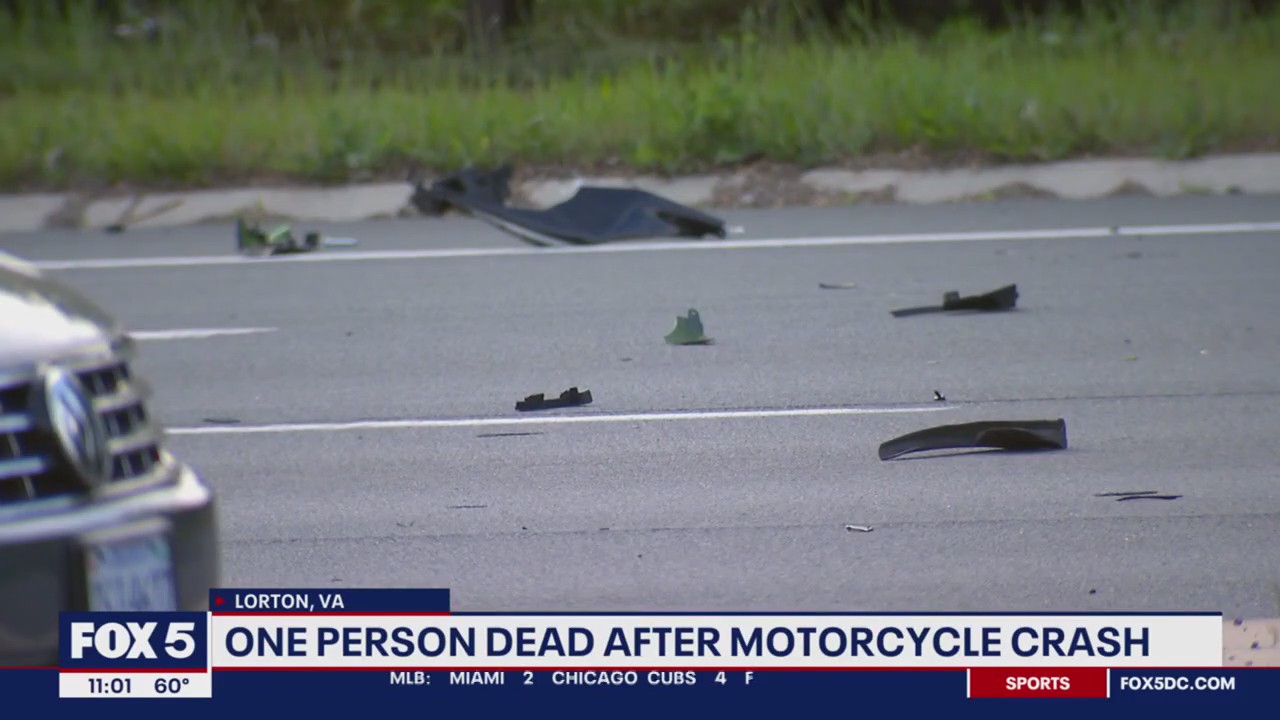 1 dead after motorcycle crash in Fairfax County | FOX 5 DC