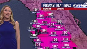 Tampa weather | Heat advisory Monday