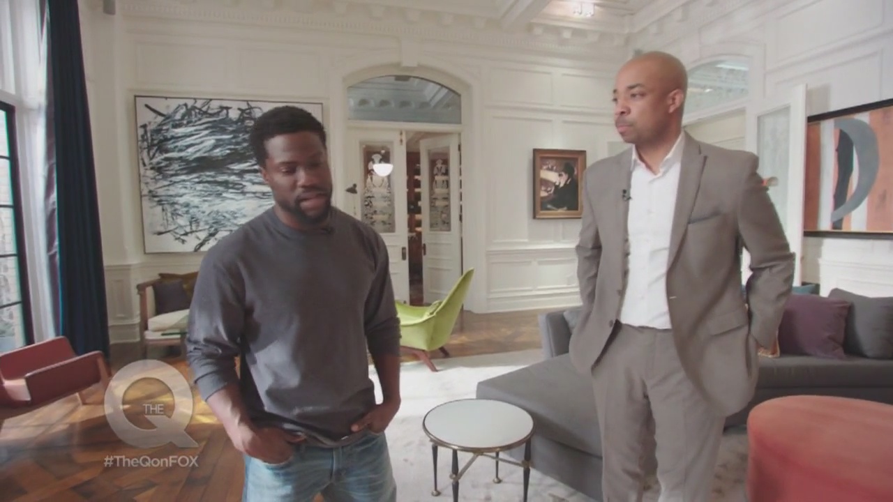 Quincy visits the set of ‘Untouchable’ with Kevin Hart