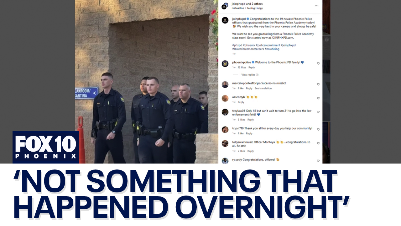 Phoenix PD slowly makes a dent in officer shortage