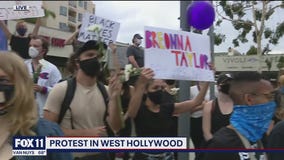 West Hollywood holds peaceful protest celebration for Breonna Taylor