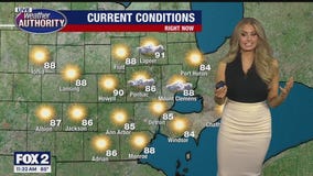 Hot and humid with storm chances tonight!