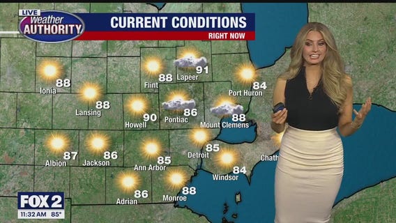 Hot and humid with storm chances tonight!