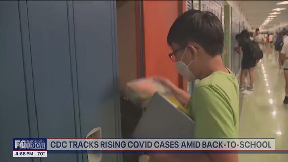 CDC tracks rising COVID cases amid back-to-school