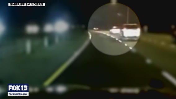 Dashcam video shows 117 mph chase of suspect in Lacey double murder