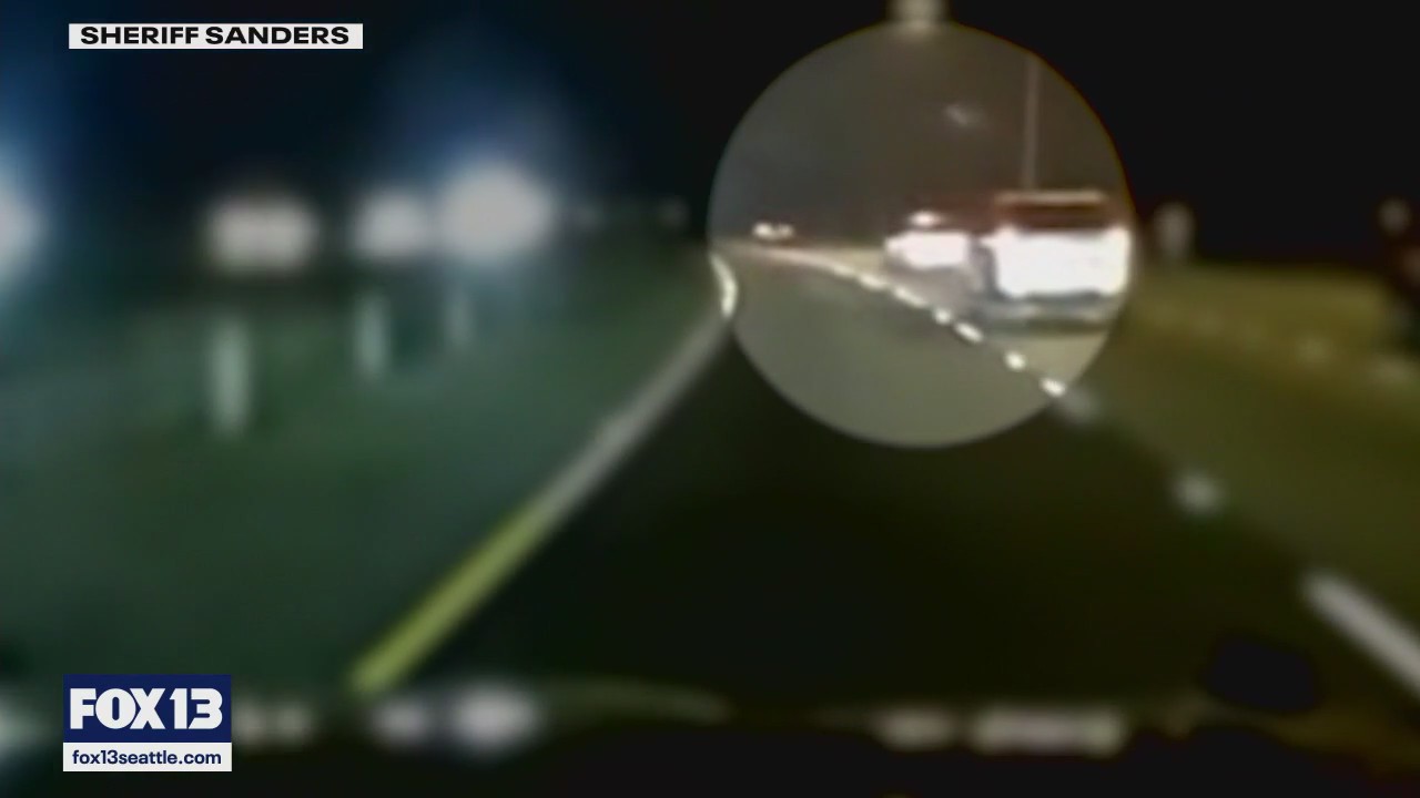 Dashcam video shows 117 mph chase of suspect in Lacey double murder