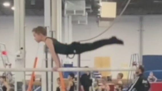 Gymnastics coming naturally to champion kindergartner