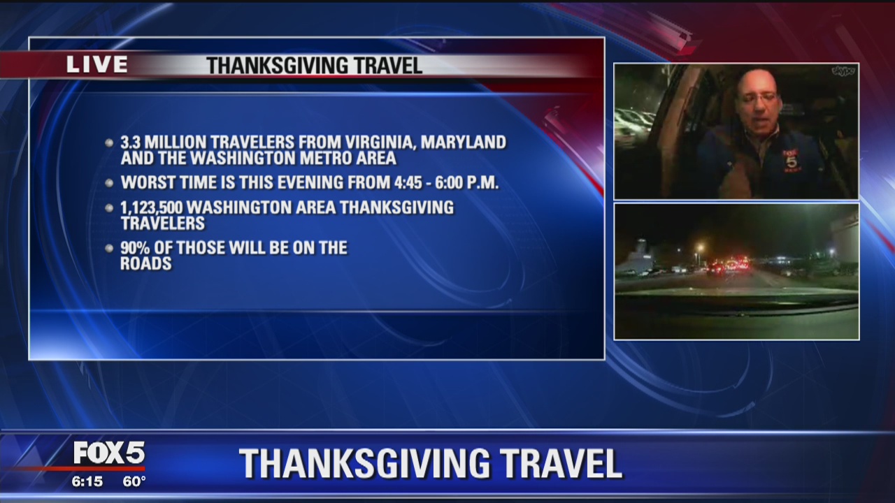 TERRIBLE TRAFFIC TUESDAY: FOX 5 takes a look at the roads during the evening rush hour