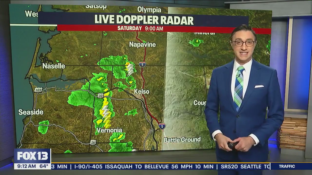 Seattle weather: Storms rolling in Saturday night