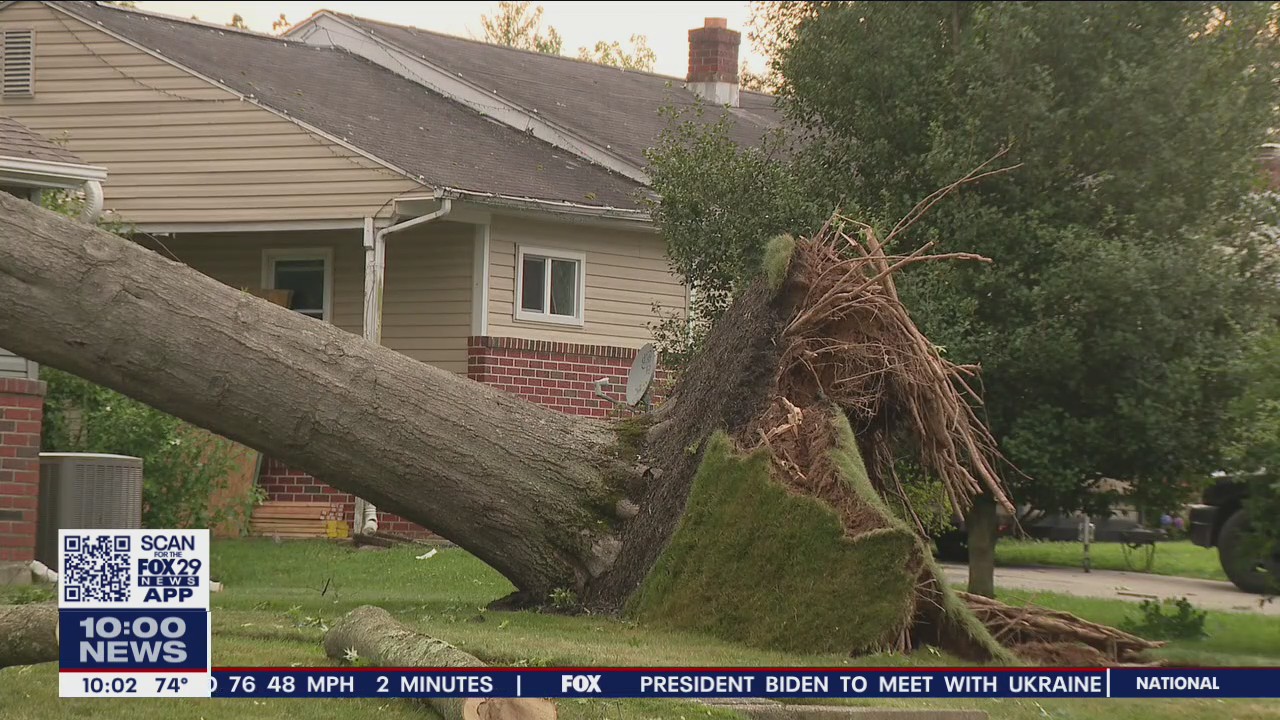 Powerful storm leaves behind serious damage in East Norriton neighborhood