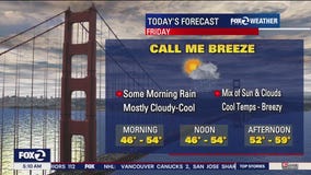 Scattered showers, cloudy, cool