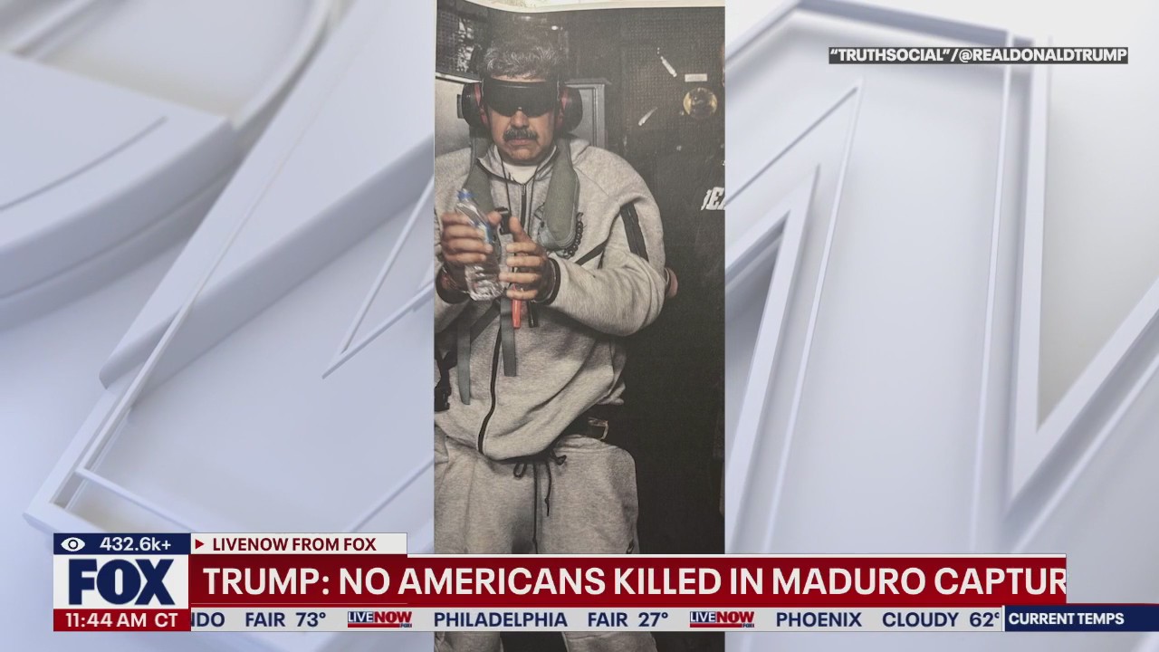 Trump releases Maduro arrest photo