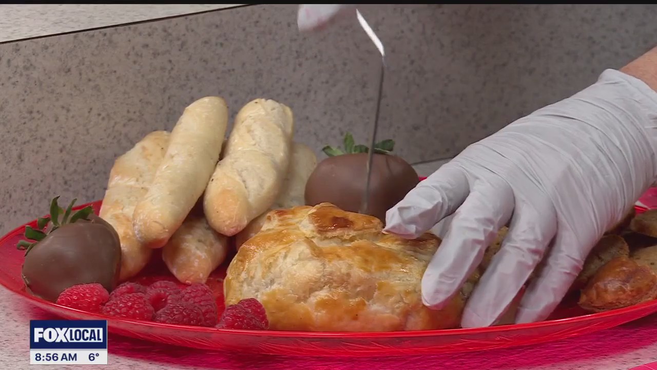 Chef Marci bakes up delicious brie puff pastry for Valentine's Day