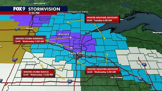 MN weather: Tracking snow, ice, wind in Minnesota
